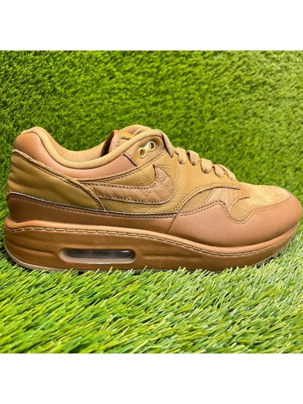 Nike Air Max 1 '87 Womens Size 10 Brown Athletic Running Walking Shoes Sneakers